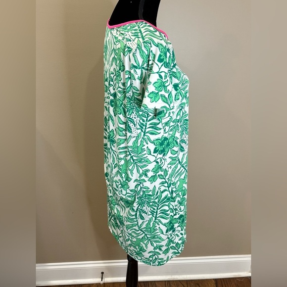 Women’s LILLY PULITZER Margene Pima cotton Pajama sleep dress- Size M - Picture 4 of 8